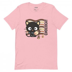 Hello Kitty Chococat Neopolitan Ice Cream Tee Růžové | CZ_HK40908
