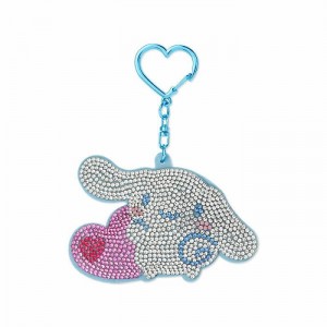 Hello Kitty Cinnamoroll Bling Bling Keychain Silve | CZ_HK77231