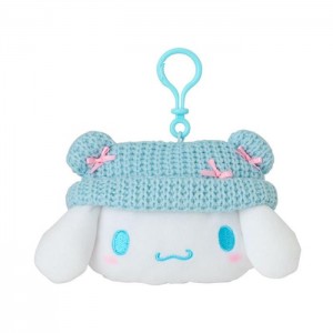 Hello Kitty Cinnamoroll Cozy Cap Mascot Clip Pouch Blankyt Bílé | CZ_HK20436