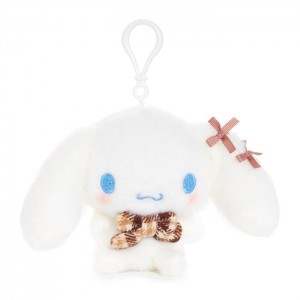 Hello Kitty Cinnamoroll Mascot Clip (Mocha Check Series) Bílé | CZ_HK10148