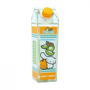Hello Kitty Cinnamoroll Milk Carton Water Bottle (Orange & Kiwi) Žluté Zelene | CZ_HK69050