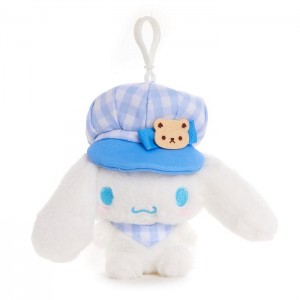 Hello Kitty Cinnamoroll Plush Mascot Clip (Gingham Cap Series) Bílé Blankyt | CZ_HK38338
