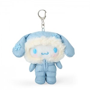 Hello Kitty Cinnamoroll Plush Mascot Keychain (Winter Snowsuit Series) Blankyt | CZ_HK23791