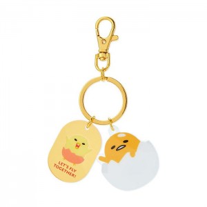 Hello Kitty Gudetama Besties Keychain Žluté | CZ_HK78822