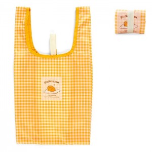 Hello Kitty Gudetama Gingham Reusable Tote Bag Žluté | CZ_HK56366