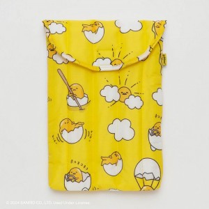 Hello Kitty Gudetama x Baggu Puffy Laptop Sleeve Žluté | CZ_HK15642