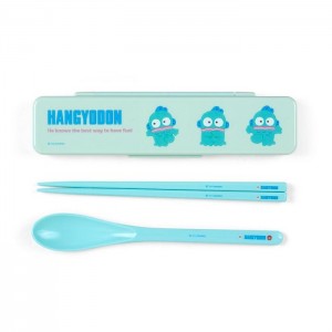 Hello Kitty Hangyodon Everyday Chopsticks & Spoon Set Blankyt | CZ_HK89432