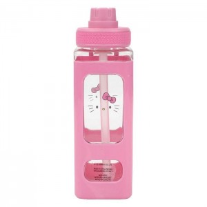 Hello Kitty Hello Kitty 24oz Square Travel Water Bottle Růžové | CZ_HK23613
