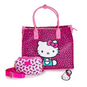 Hello Kitty Hello Kitty 3-pc All-Over Print Travel Tote Set Růžové | CZ_HK45900