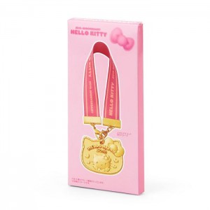 Hello Kitty Hello Kitty 50th Anniv. Blind Box Mini-Medal Charm Zlaté | CZ_HK43444
