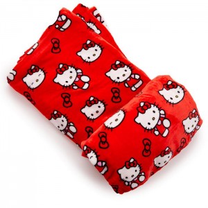 Hello Kitty Hello Kitty Always Red Cozy Throw Blanket Červené | CZ_HK87344