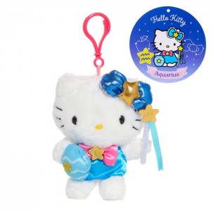 Hello Kitty Hello Kitty Aquarius Mascot Clip (Zodiac Series) Blankyt Bílé | CZ_HK89604