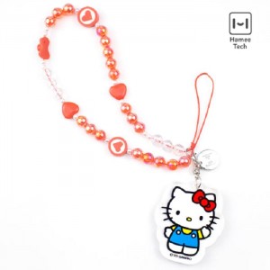 Hello Kitty Hello Kitty Beaded Charm Mobile Phone Wrist Strap Růžové | CZ_HK17119