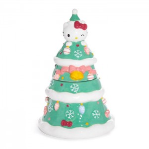 Hello Kitty Hello Kitty Ceramic Holiday Tree Cookie Jar Zelene | CZ_HK97889