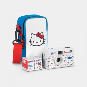 Hello Kitty Hello Kitty Classic FC-11 35mm Camera Bag and Film Gift Box Blankyt Bílé | CZ_HK28013
