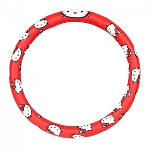 Hello Kitty Hello Kitty Classic Red Steering Wheel Cover Červené | CZ_HK78181