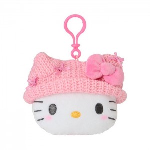 Hello Kitty Hello Kitty Cozy Cap Mascot Clip Pouch Růžové Bílé | CZ_HK79965