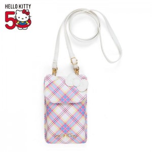 Hello Kitty Hello Kitty Crossbody Phone Bag (Hello Kitty Dress Tartan Series) Fialové | CZ_HK95281
