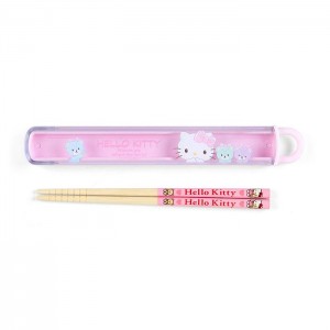 Hello Kitty Hello Kitty Everyday Chopsticks & Case Růžové | CZ_HK76555
