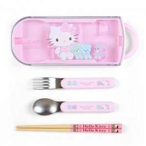 Hello Kitty Hello Kitty Everyday Utensil Set Trio Růžové | CZ_HK20003