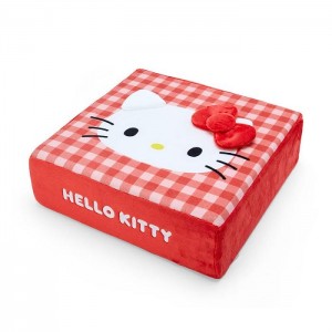 Hello Kitty Hello Kitty Floor Face Cushion Červené | CZ_HK64123