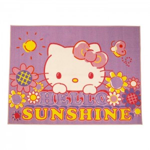 Hello Kitty Hello Kitty Flower Bed Area Rug Fialové | CZ_HK19506