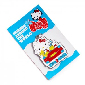 Hello Kitty Hello Kitty Friends Around The World 45th Anniversary Enamel Keychain Blankyt | CZ_HK93673
