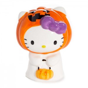 Hello Kitty Hello Kitty Halloween Trick or Treat Ghost Ceramic Figurine Oranžové | CZ_HK17271