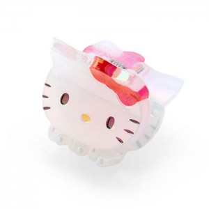 Hello Kitty Hello Kitty Iridescent Mini Hair Clips (Set of 4) Bílé | CZ_HK55458
