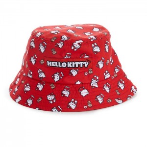 Hello Kitty Hello Kitty Kids Bucket Hat (Ruby Red Series) Červené | CZ_HK33388