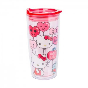Hello Kitty Hello Kitty Love Balloons Double Wall Tumbler Červené | CZ_HK44982