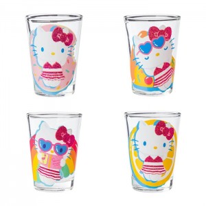 Hello Kitty Hello Kitty Mini Glass 4-Piece Set (Pool Floatie) Růžové | CZ_HK17939
