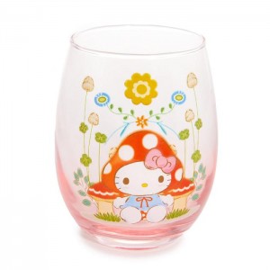 Hello Kitty Hello Kitty Mushroom Glass Tumbler Růžové | CZ_HK17919