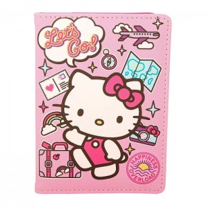 Hello Kitty Hello Kitty Passport Holder (Let's Go!) Růžové | CZ_HK67165