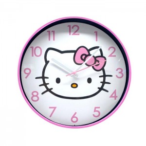 Hello Kitty Hello Kitty Pink Classic Wall Clock Růžové | CZ_HK80432