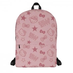 Hello Kitty Hello Kitty Pink Western All-over Print Růžové | CZ_HK81162