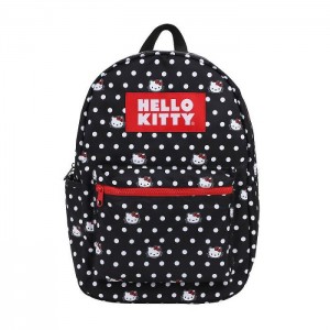 Hello Kitty Hello Kitty Polka Dot Classic Backpack Černé | CZ_HK68256