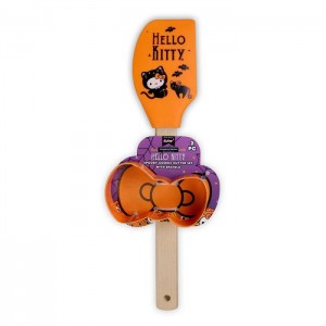 Hello Kitty Hello Kitty Spooky Cookie Cutter Set with Spatula Žluté | CZ_HK44203