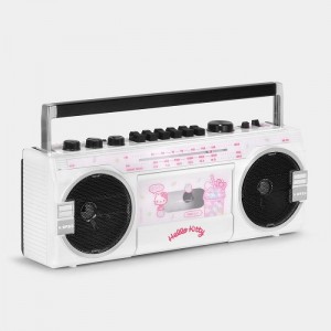 Hello Kitty Hello Kitty Strawberry Kawaii BX-85 Bluetooth Cassette Player Boombox Bílé | CZ_HK75969