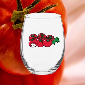 Hello Kitty Hello Kitty Tomato Glass Tumbler Červené | CZ_HK70176