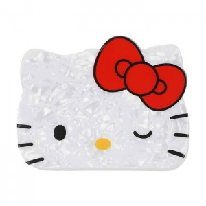 Hello Kitty Hello Kitty Winking Hair Clip Bílé | CZ_HK35274