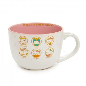 Hello Kitty Hello Kitty Zodiac Ceramic Soup Mug Bílé Růžové | CZ_HK46259