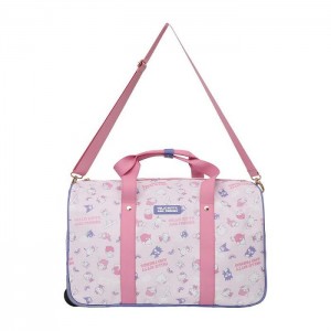 Hello Kitty Hello Kitty and Friends All-Over Print Rolling Duffle Bag Růžové | CZ_HK98543