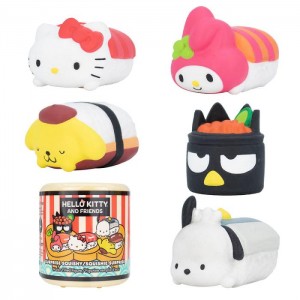 Hello Kitty Hello Kitty and Friends Sushi Capsule Squishies (Series 4) Viacfarebný | CZ_HK84593