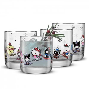 Hello Kitty Hello Kitty and Friends Winter Wonderland Short Glasses Viacfarebný | CZ_HK70051
