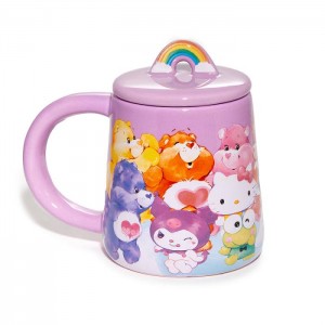 Hello Kitty Hello Kitty and Friends x Care Bears Lidded Mug Fialové | CZ_HK23622