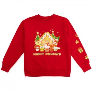 Hello Kitty Hello Kitty and Friends x JapanLA Gingerbread Holiday Sweater Červené | CZ_HK25934