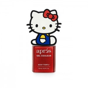 Hello Kitty Hello Kitty x Aprés Nail Gel Couleur (Bow-tterfly) Červené | CZ_HK24776