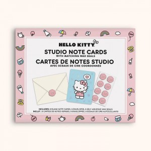Hello Kitty Hello Kitty x Studio Oh! Classic Pink 25-Pc Note Cards & Wax Seals Set Růžové | CZ_HK96890