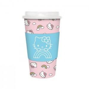Hello Kitty Hello Kitty x Studio Oh! Rainbow Skies Paper Hot Cups Růžové | CZ_HK79853